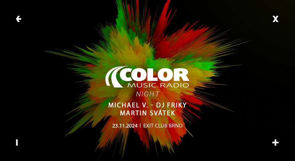 COLOR Music Radio Night → Brno, 23.11.2024