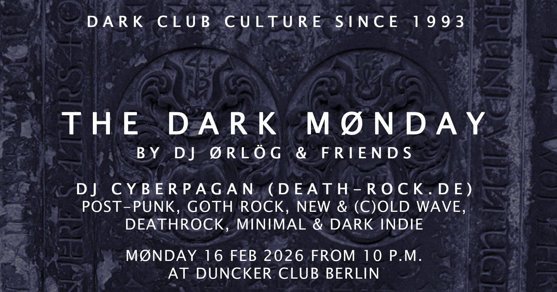 THE DARK MØNDAY - DJ Cyberpagan