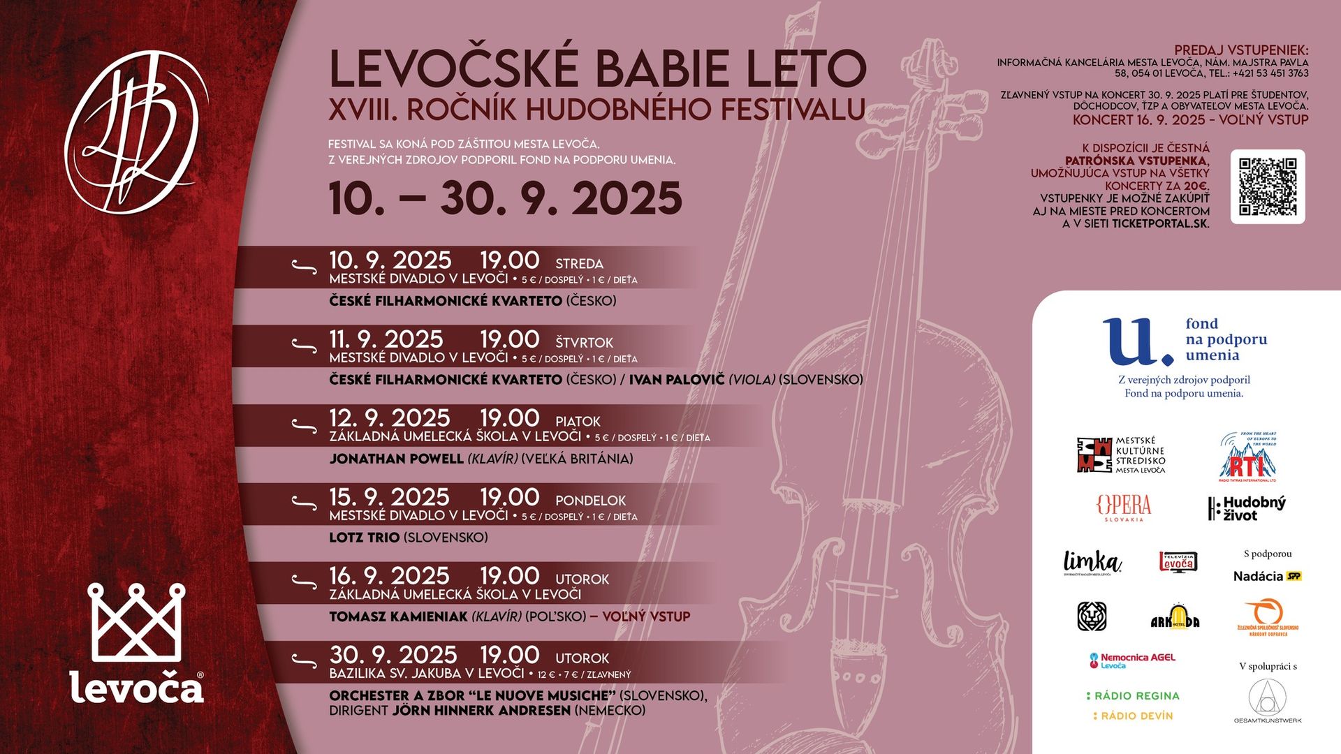 LEVOČSKÉ BABIE LETO 2025
