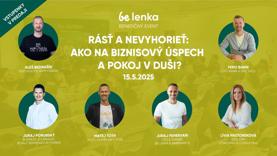 🎗️ Rásť a nevyhorieť: Ako na biznisový úspech a pokoj v duši? | Be Lenka