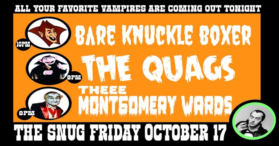 Bare knuckle Boxer / The Quags / Thee Montgomery Wards FREE!