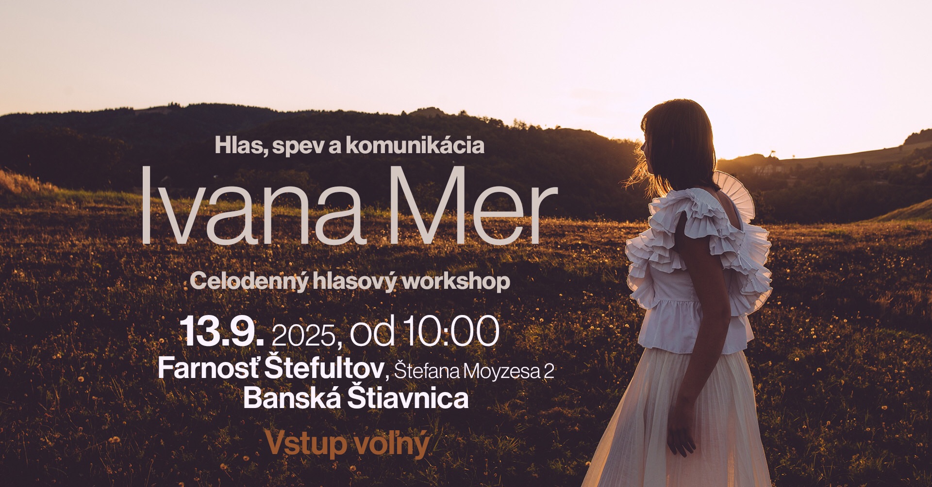 Hlas, spev a komunikacia - workshop