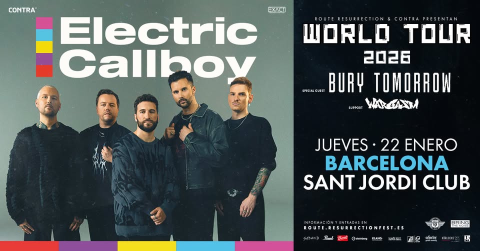 Route Resurrection Electric Callboy (Barcelona, 2026)