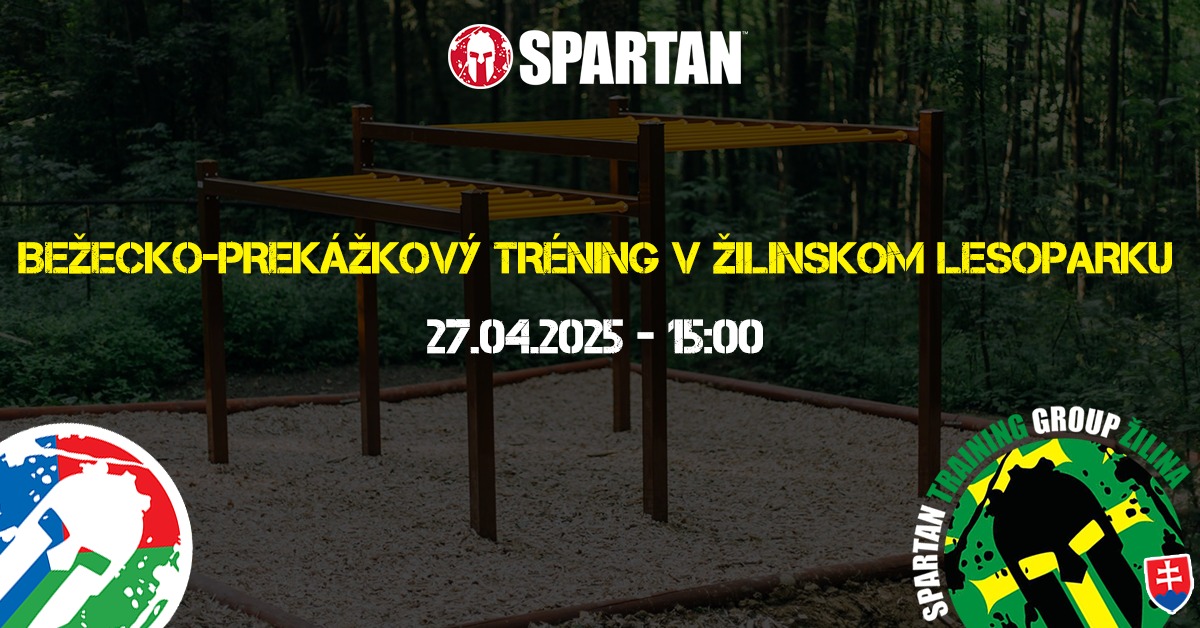 Bežecko-prekážkový tréning v Žilinskom lesoparku