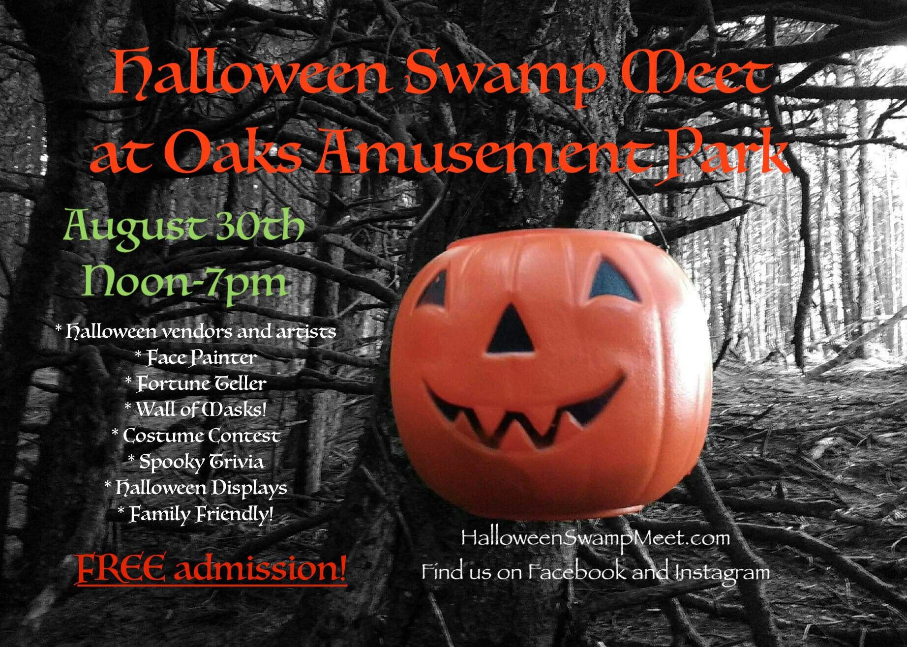 Halloween Swamp Meet at Oaks Amusement Park