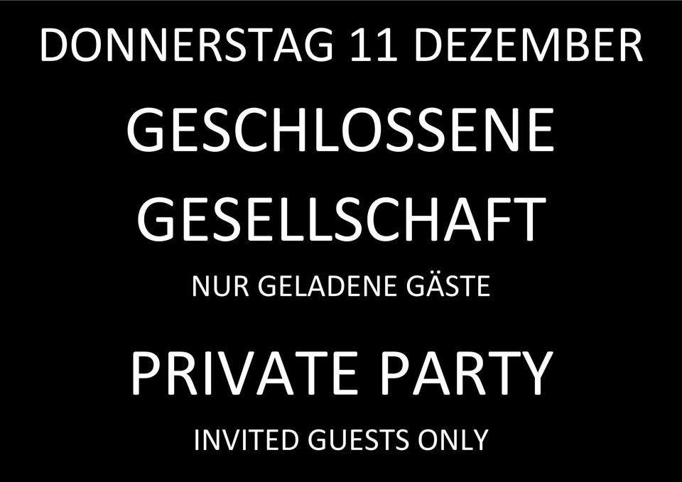 geschlossene gesellschaft