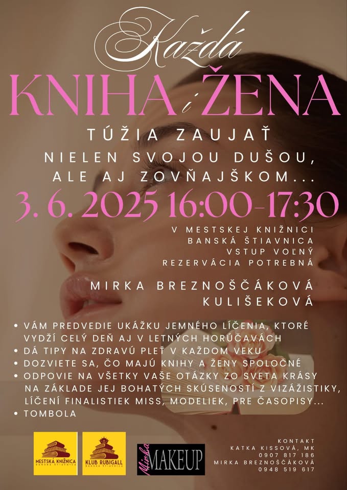 Každá kniha i žena túžia zaujať