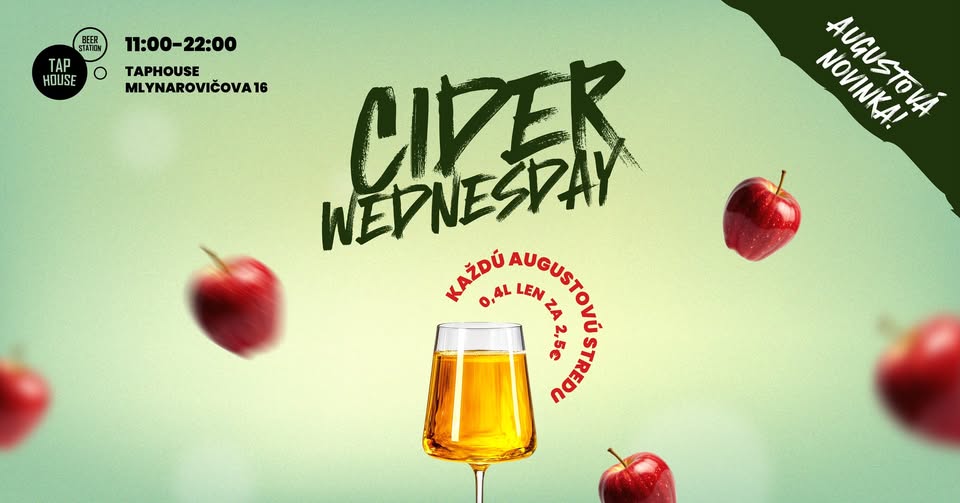 🍏 CIDER WEDNESDAY v TapHouse 🍏