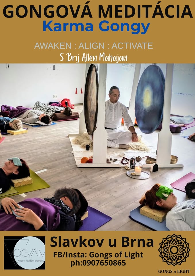 Gongová Meditácia Slavko u Brna - Karma Gongy