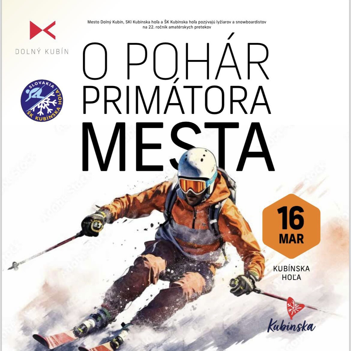 O pohár primátora mesta v obrovskom slalome