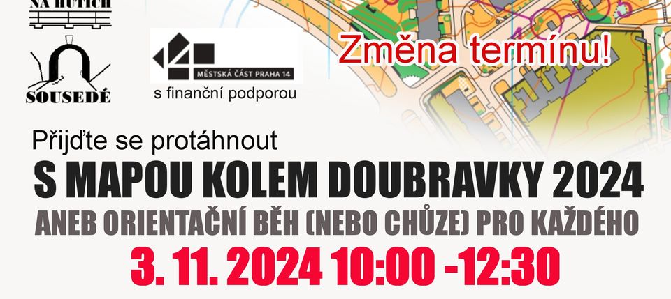 S mapou kolem Doubravky
