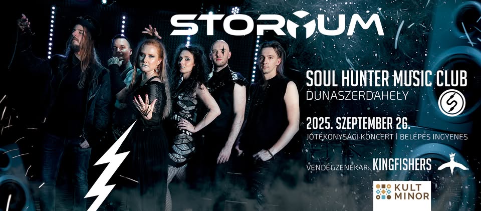 STORYUM x Kingfishers x Soul Hunter Music Club - jótékonysági koncert