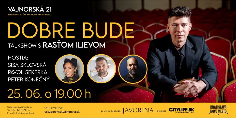 Dobre bude - talkshow s Rasťom Ilievom