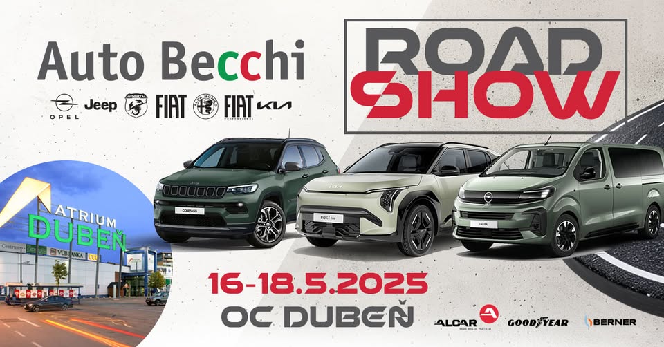 Auto Becchi Tour 2025 v OC Dubeň