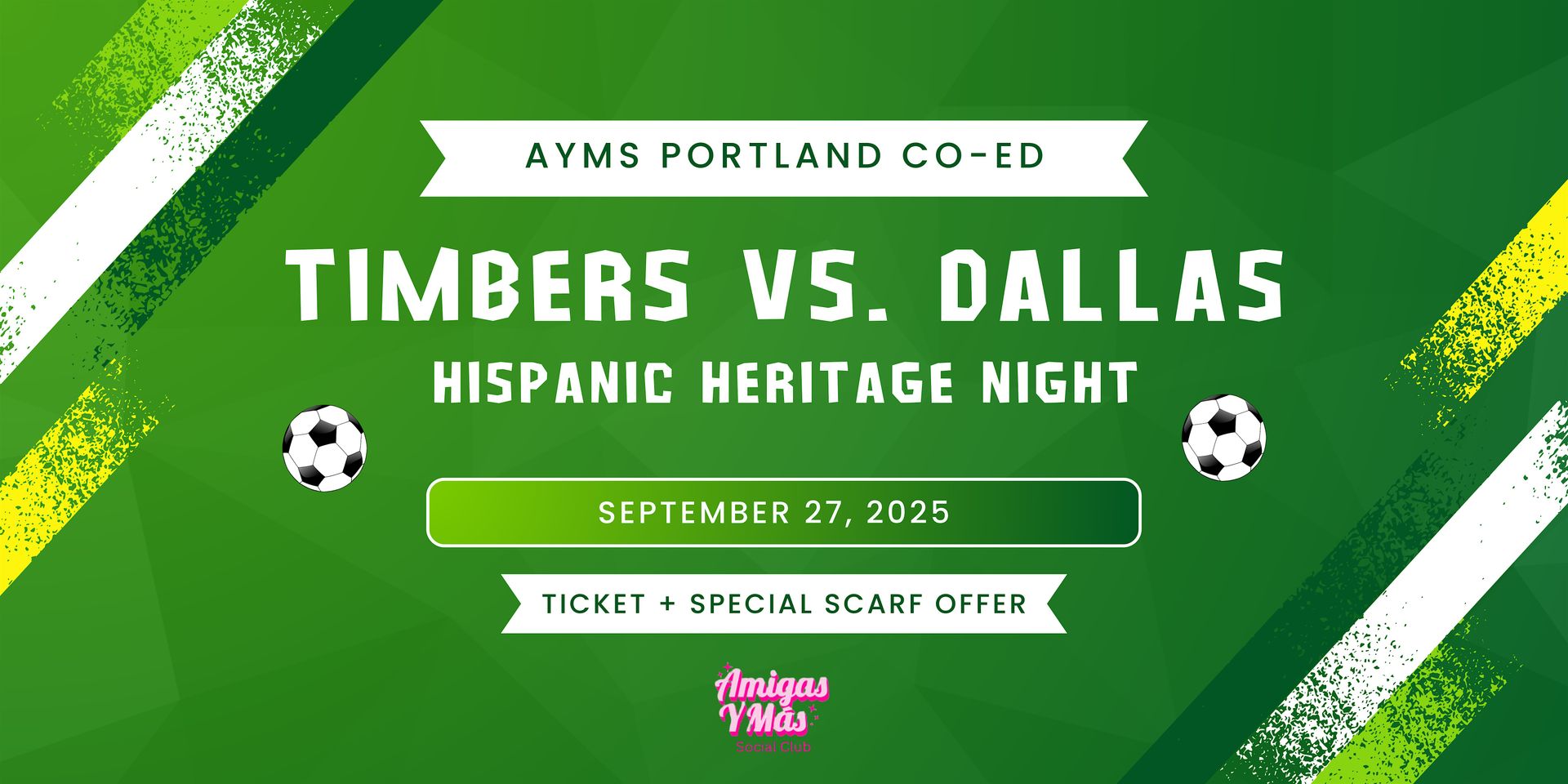 PDX/OR Latinos - Timbers vs. Dallas Co-Ed Meet Up (Hispanic Heritage Night)