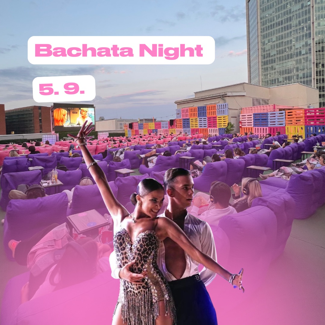 💃 Bachata & Kino na střeše