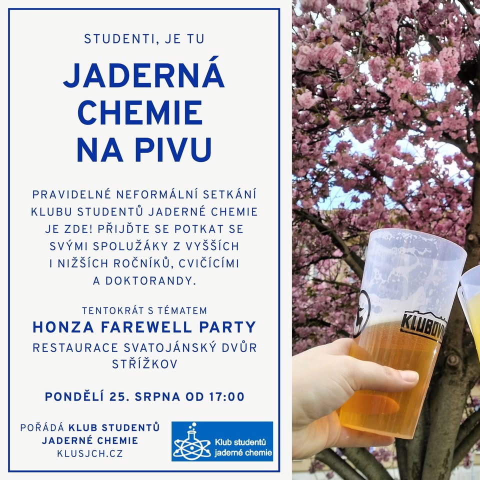 Jaderná chemie na pivu: Honza Farewell Party