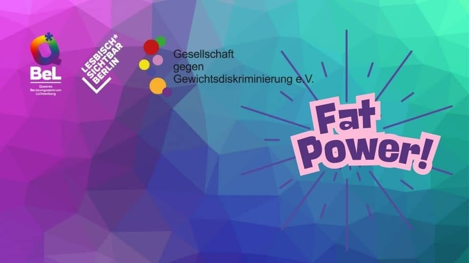 Fachkräfte-Workshop: Fette Geschlechter – Geschlechtsspezifische Impulse zu hohem Gewicht