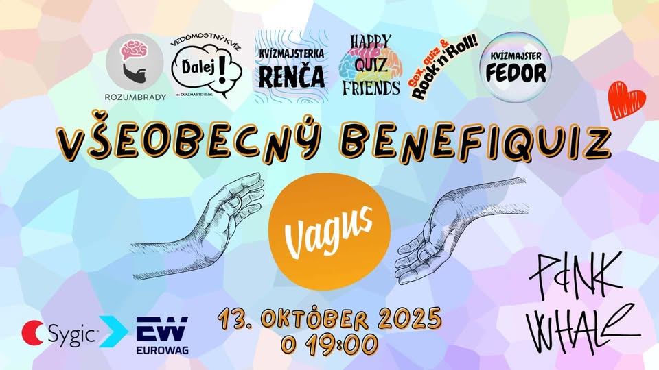 Všeobecný BenefiQuiz s OZ Vagus na Pink Whale