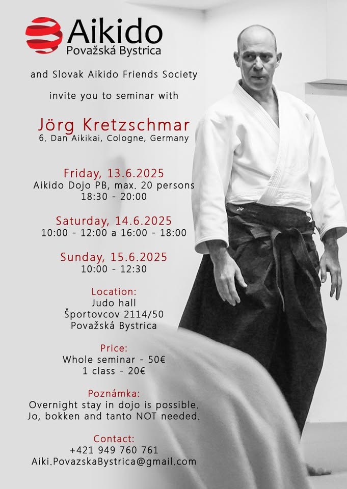 Aikido seminár, Jörg Kretzschmar, Považská Bystrica