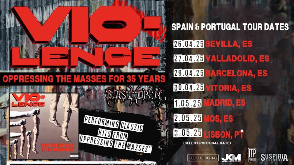 VIO-LENCE + BLAST OPEN - RCA Club (Lisboa)