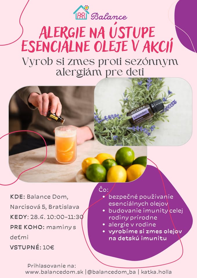 Workshop o esenciálnych olejoch