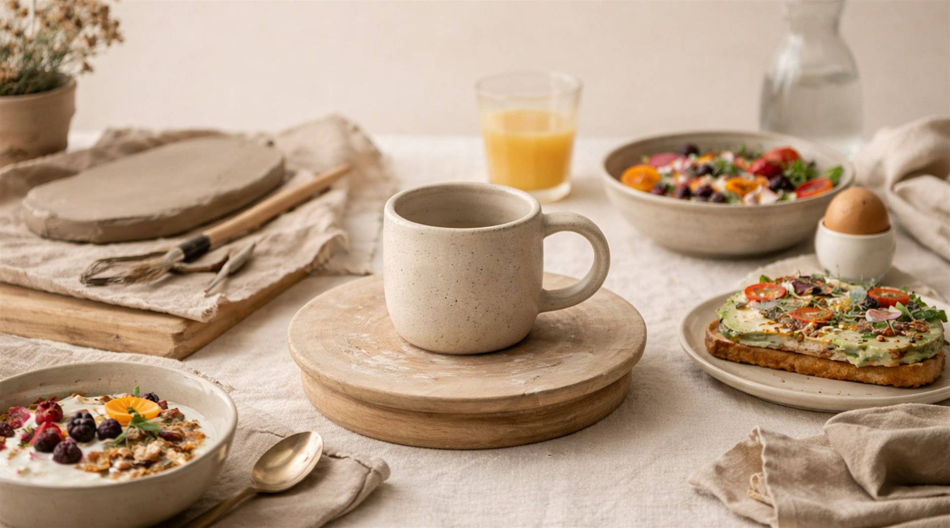 Ceramic Mug Workshop + Brunch