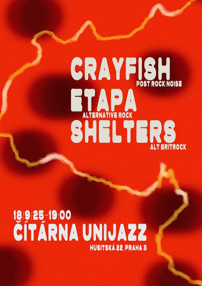 ETAPA, CRAYFISH, SHELTERS @ Čítárna Unijazz