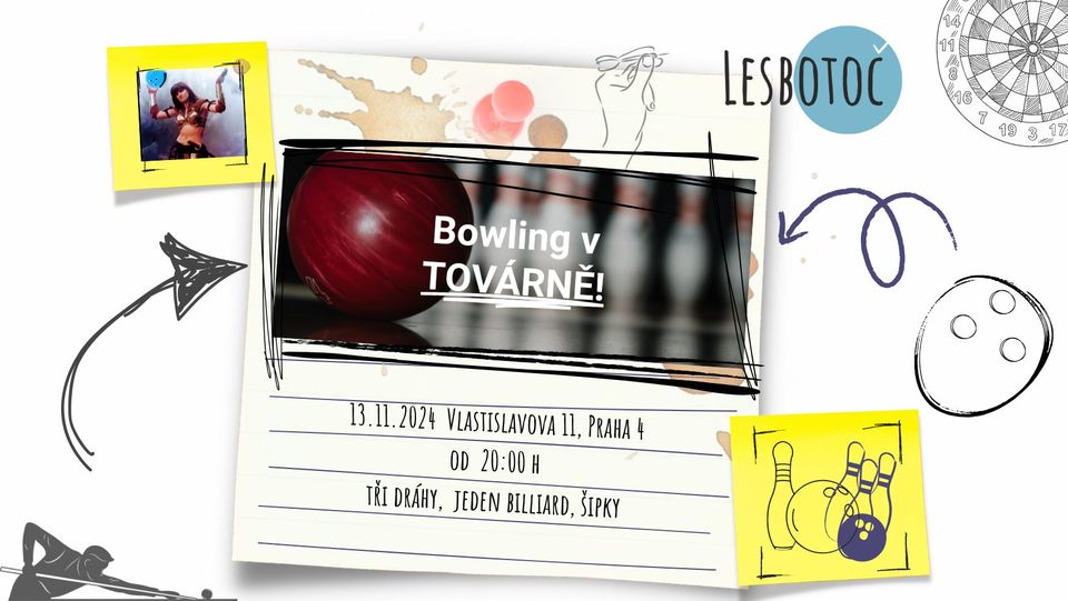 Lesbotoč Bowling v Továrně