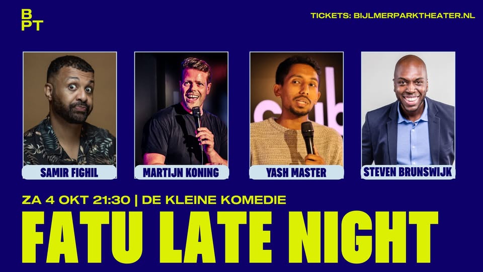 ‼️FATU Late Night @Kleine Komedie met Martijn Koning en Steven Brunswijk ‼️