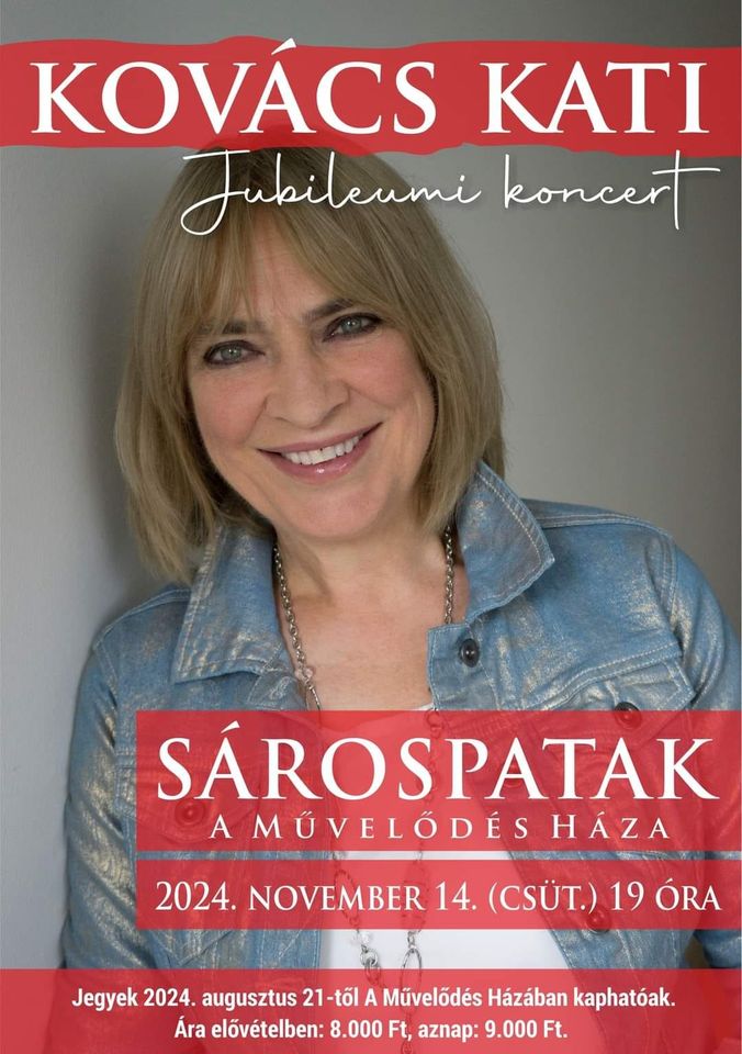Kovács Kati Koncert // Sárospatak
