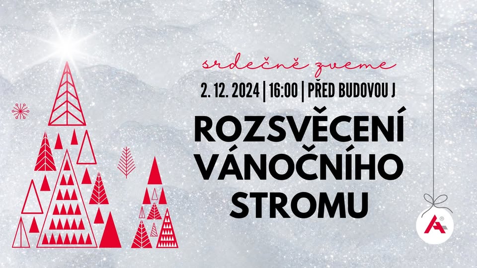 Rozsvěcení vánočního stromu ve FNUSA