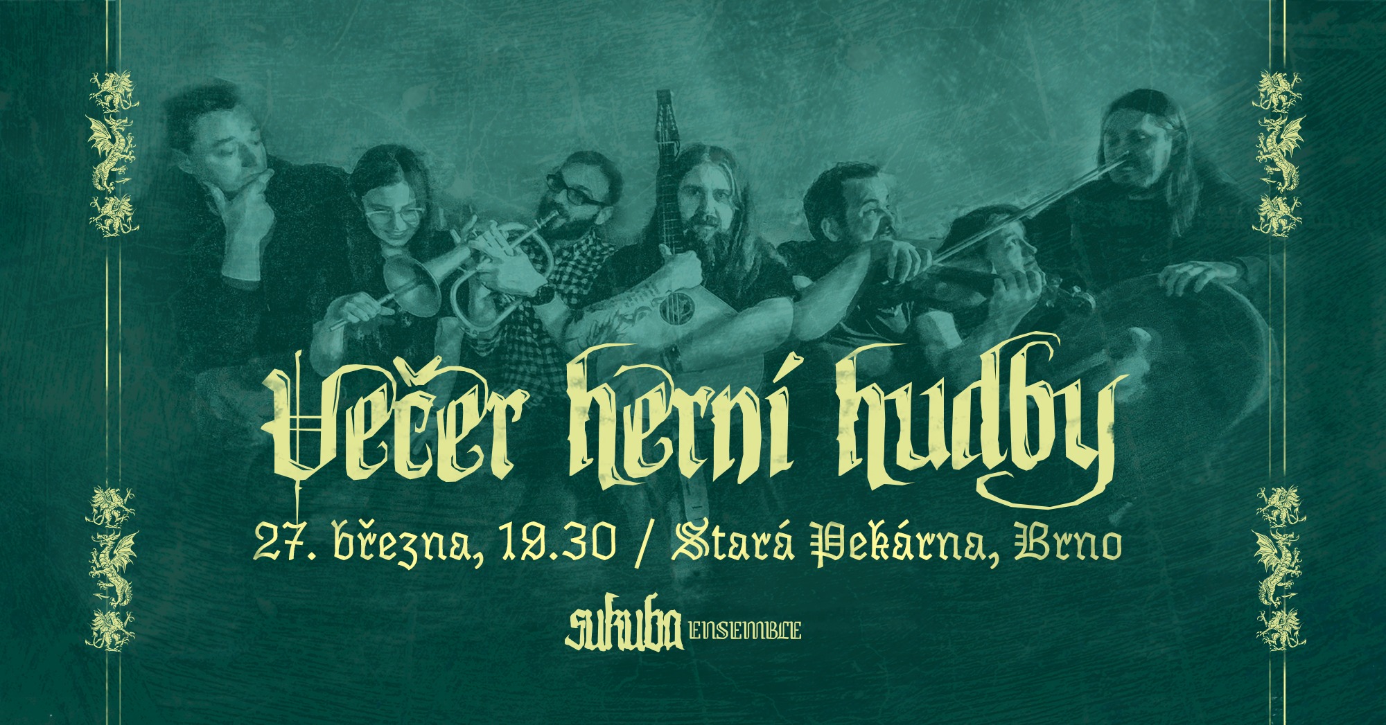 Večer Herní Hudby na Staré Pekárně - Sukuba Ensemble