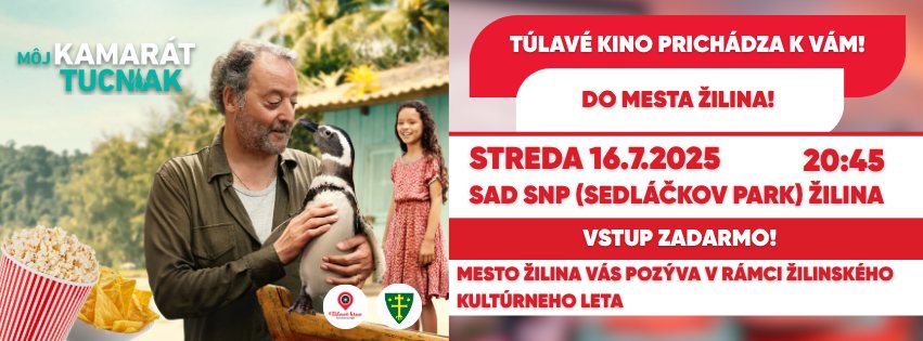 Túlavé kino prichádza do Žiliny! Premietame film Môj kamarát tučniak!