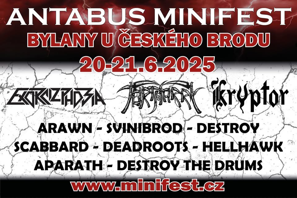 ANTABUS MINIFEST | 20-21/6/2025 | Bylany u Českého Brodu