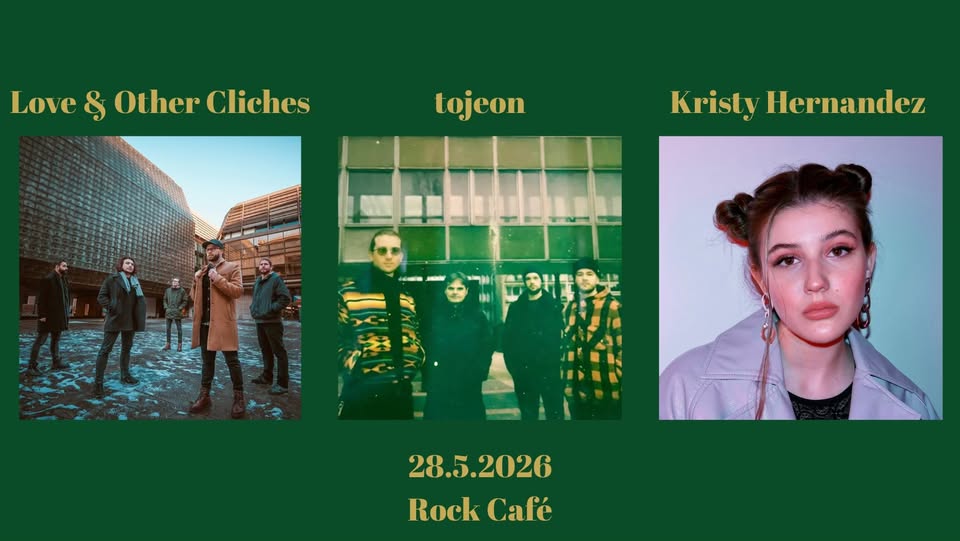 Křest EP tojeona | tojeon + Love & Other Cliches + Kristy Hernandez