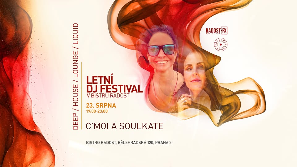 Sobotní Burger&Spin: C’moi a Soulkate v Bistru Radost! 🎶🎤 🍔