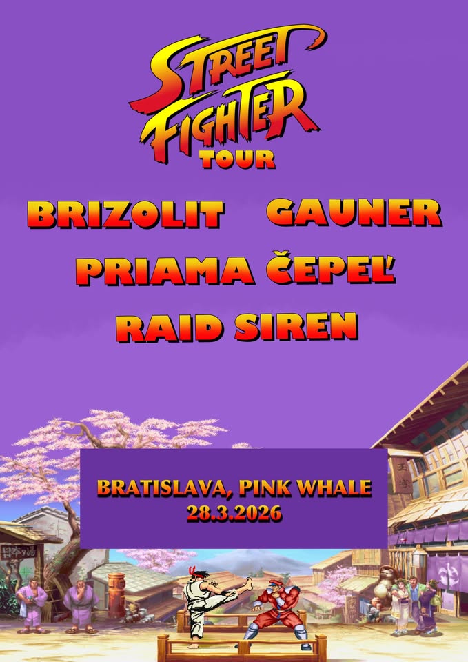 ✶ BRIZOLIT ✶ PRIAMA ČEPEL ✶ RAID SIREN ✶ GAUNER / @pinkwhale