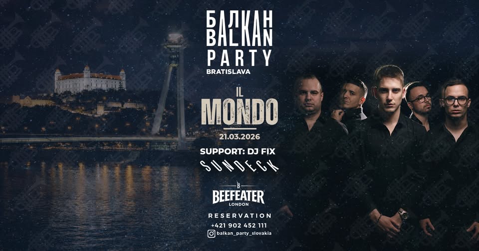 Balkan Party Bratislava | Splav Sundeck | IL Modno Band