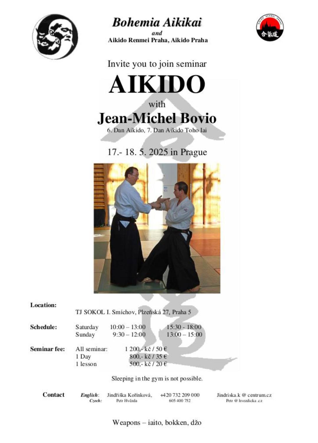 Aikido seminář Jean-Michel Bovio