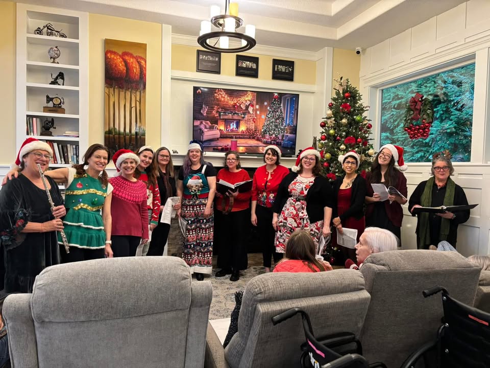 Sellwood Singers Practice Holiday Songs