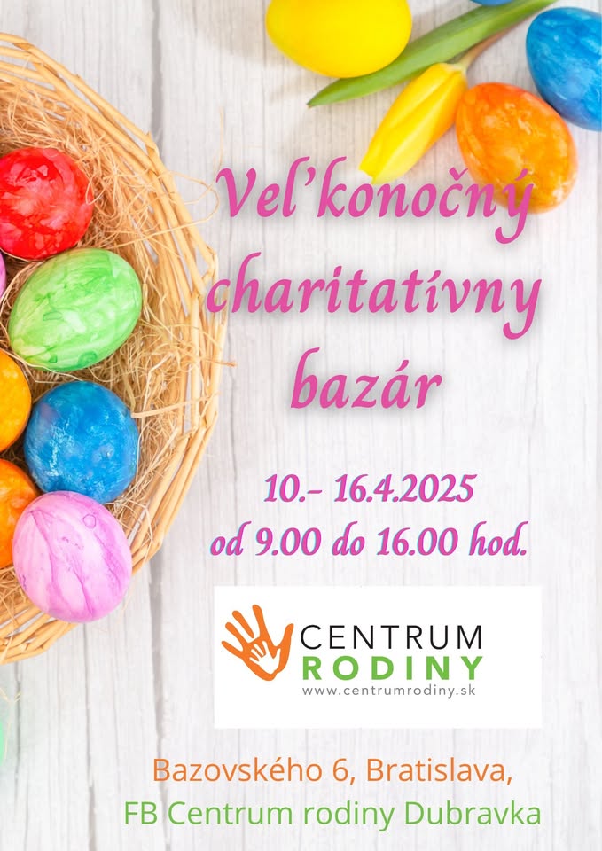Veľkonočný charitatívny bazár