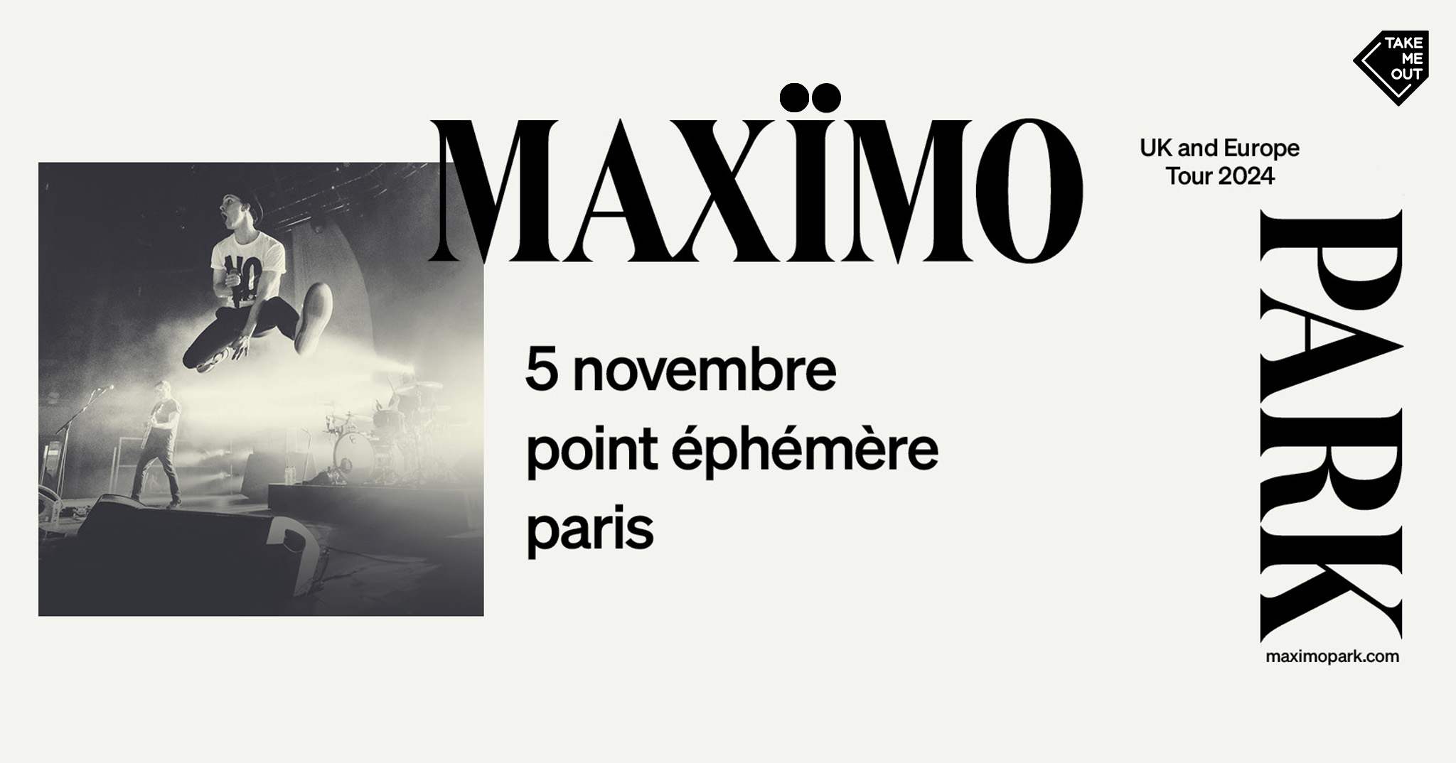 Maxïmo Park en concert au Point Éphémère · Paris