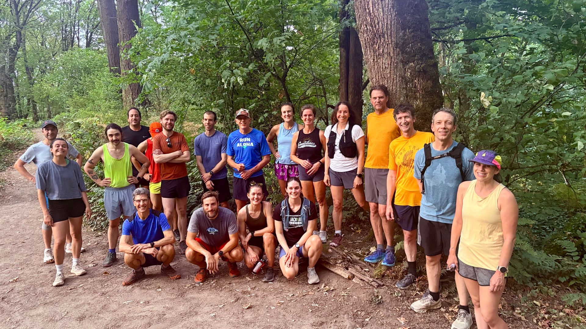 Bottom of Firelane 1 + NOV FOOD DRIVE (Trail run in Forest Park)