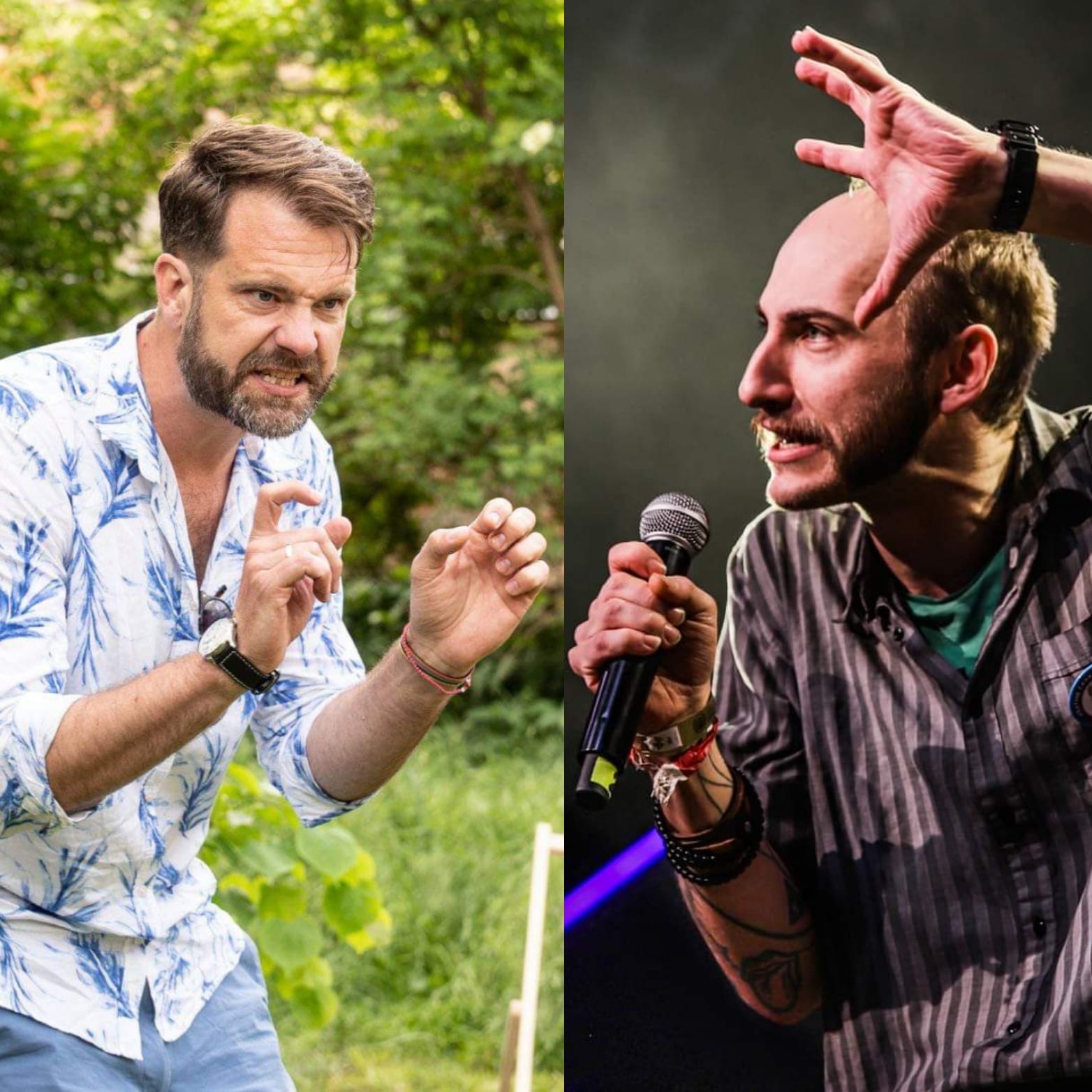 Příběhový jukebox & Slam poetry - Justin Svoboda & Anatol Svahilec