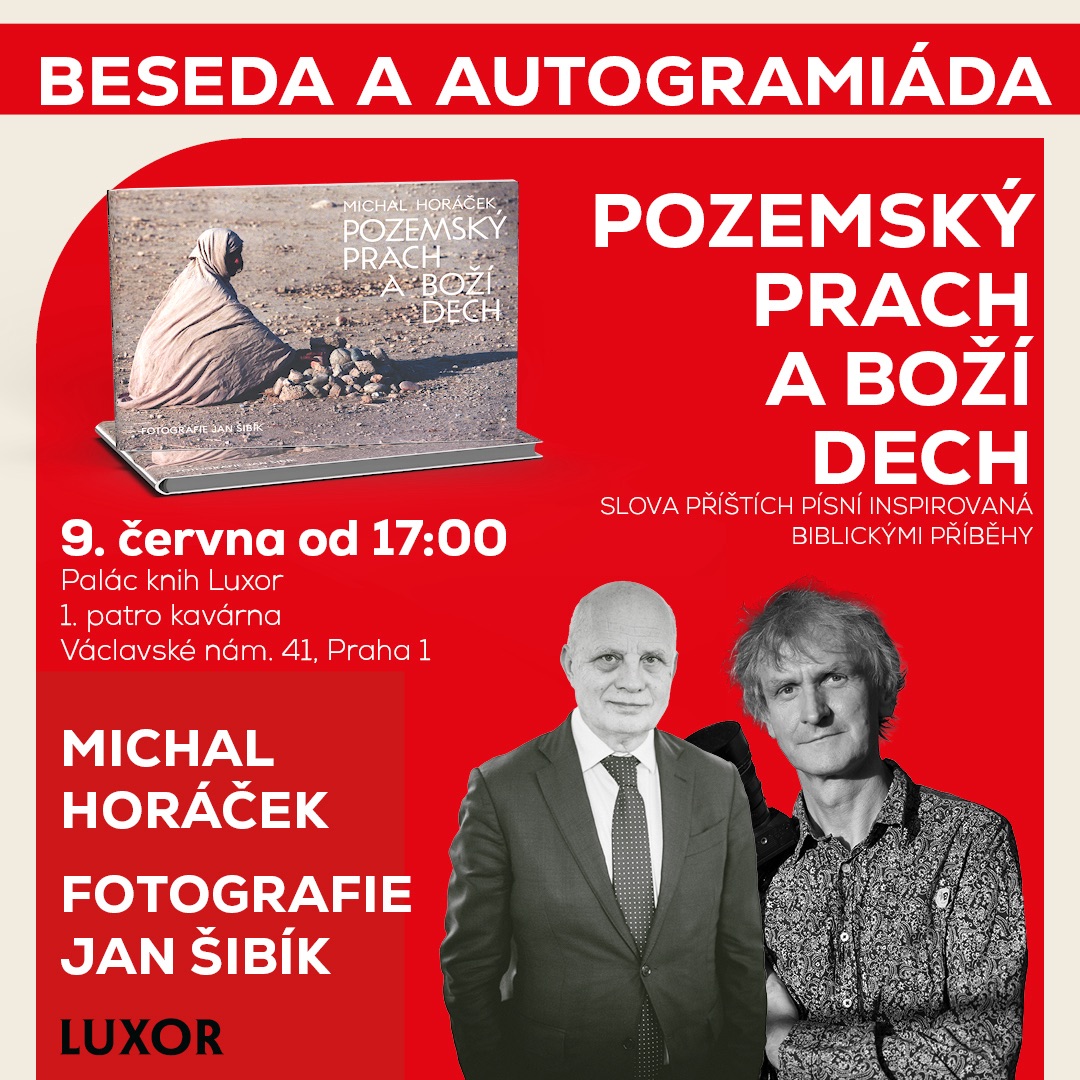 Beseda a autogramiáda s panem Michalem Horáčkem