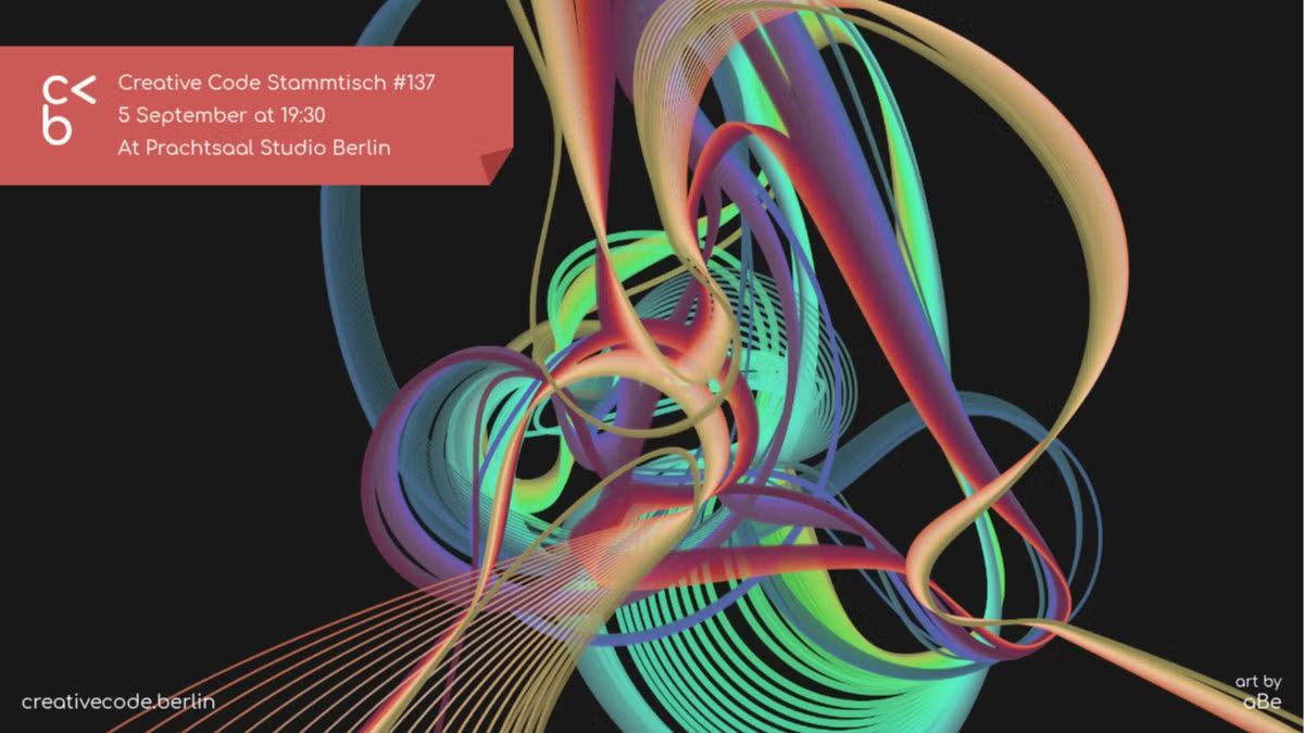 Creative Code Stammtisch [NEW LOCATION @ Prachtsaal]
