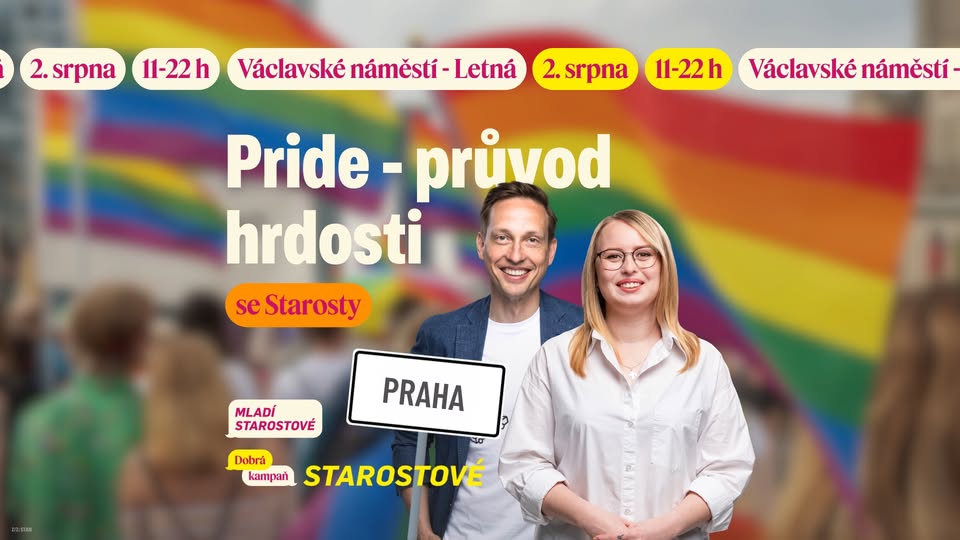 🌈 Pride průvod hrdosti se Starosty