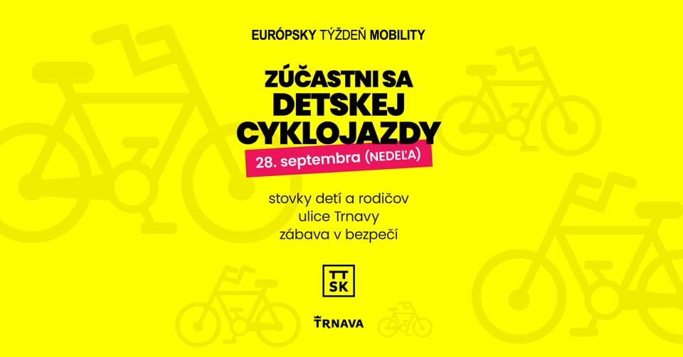 Kidical Mass Trnava - Cyklojazda (nielen) pre deti a rodičov v Trnave