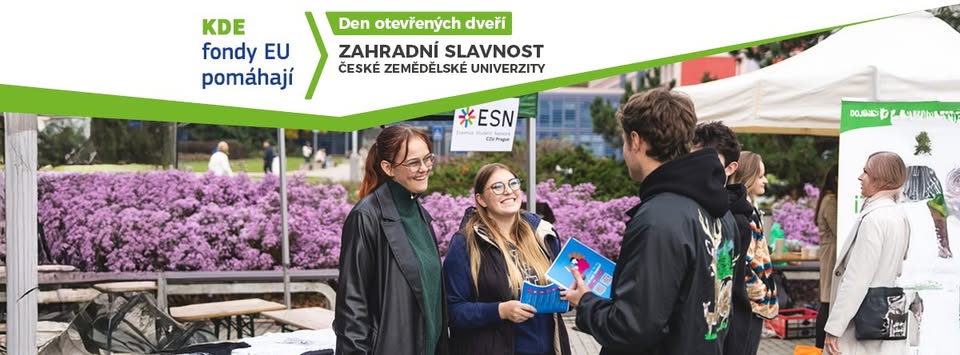 Zahradní slavnost České zemědělské univerzity s fondy EU